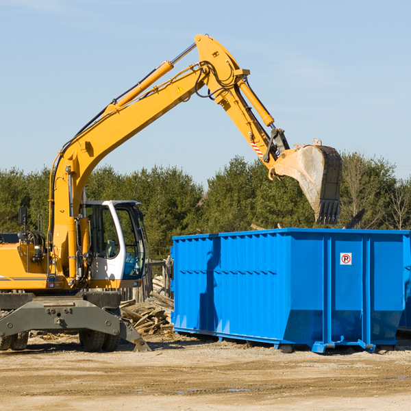 what are the rental fees for a residential dumpster in Eastvale California